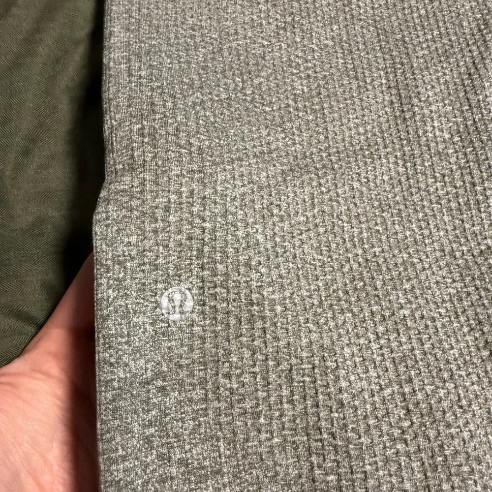 Lululemon Engineered Warmth Jogger Grey/Sage Merino Wool Blend Women's‎ Size 8